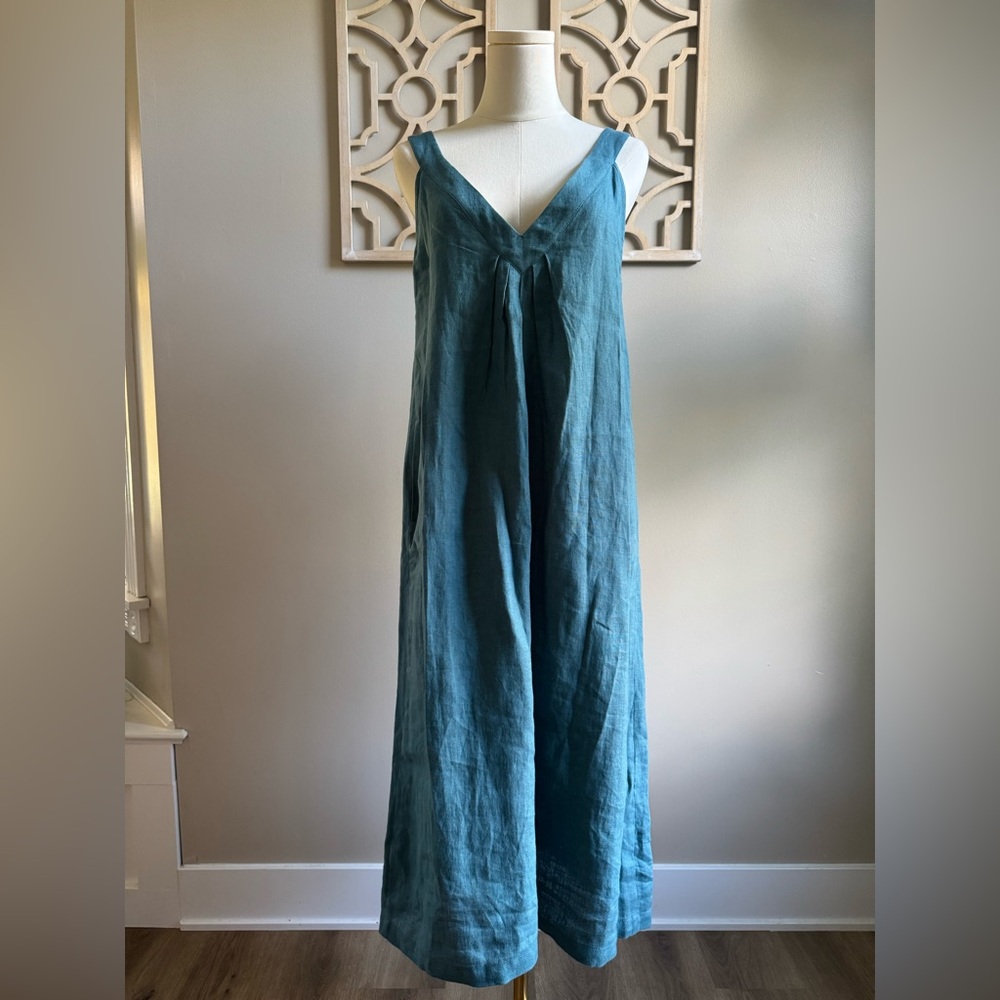 Man in the Studio Teal Maxi Dress
